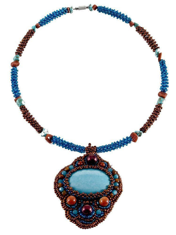 Colier din pietre si margele Liza Panait Liza Panait Online Boutique