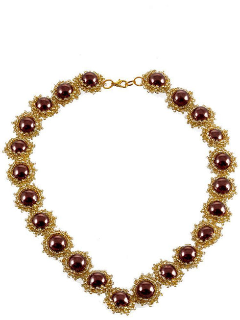 Colier din cristale si margele Liza Panait Liza Panait Online Boutique