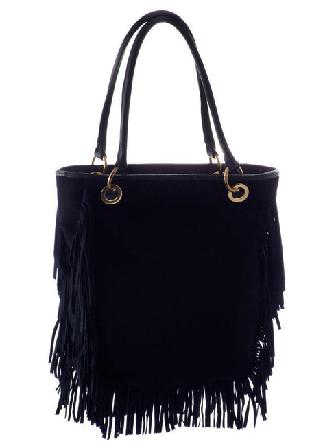 Poseta piele si material textil Liza Panait Liza Panait Online Boutique