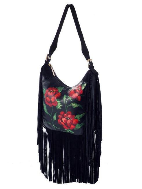 Poseta piele si material textil Liza Panait Liza Panait Online Boutique