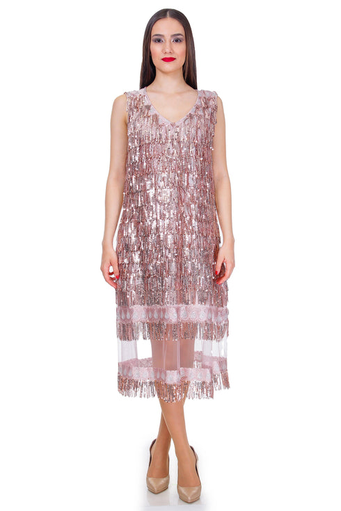 Rochie ocazie din tull roz-lila Liza Panait Liza Panait Online Boutique