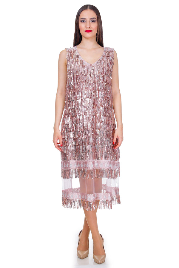 Rochie ocazie din tull roz-lila Liza Panait Liza Panait Online Boutique
