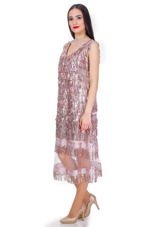 Rochie ocazie din tull roz-lila Liza Panait Liza Panait Online Boutique