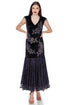 Rochie catifea cu broderie Liza Panait Liza Panait Online Boutique