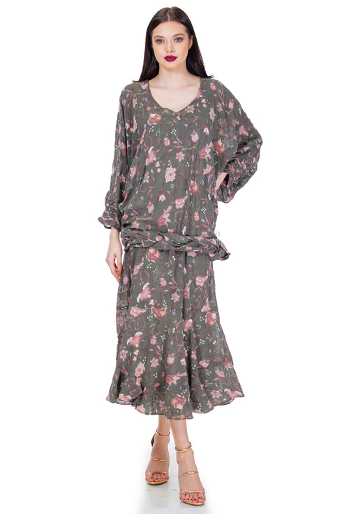 Rochie voal de lana cu aplicatii Liza Panait Liza Panait Online Boutique