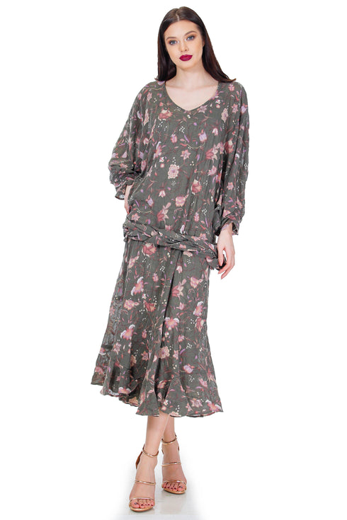 Rochie voal de lana cu aplicatii Liza Panait Liza Panait Online Boutique