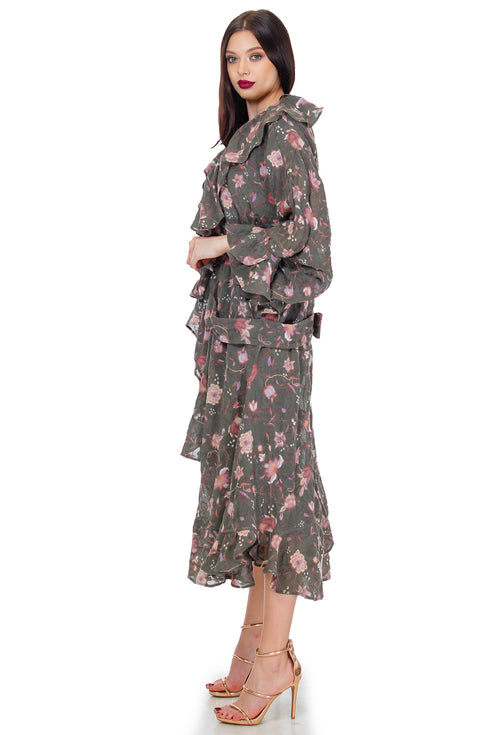 Rochie si jacheta voal de lana Liza Panait Liza Panait Online Boutique