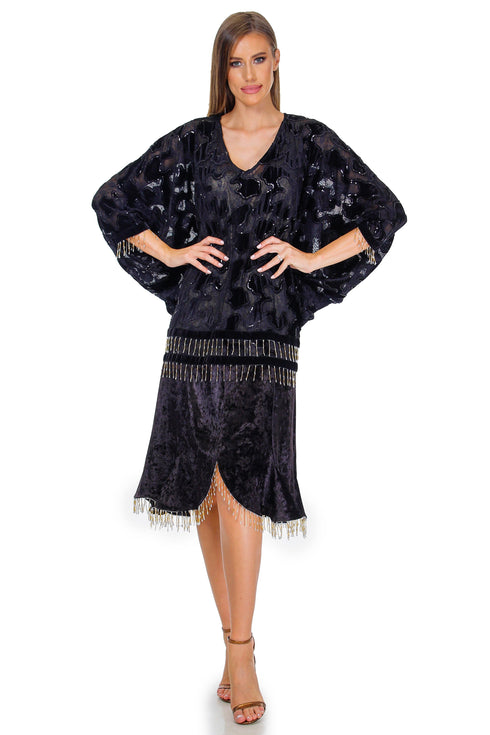 Rochie voal cu aplicatii Liza Panait Liza Panait Online Boutique