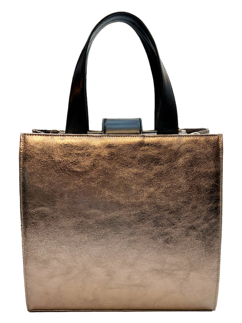 Poseta piele si dantela 3672A