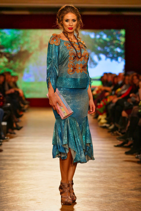 Fusta jerse pictat manual V519