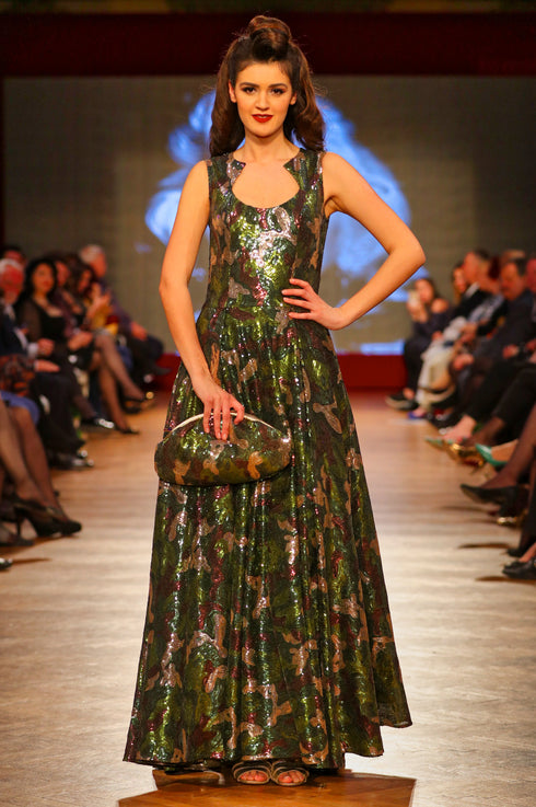 Rochie tull paietat T-54