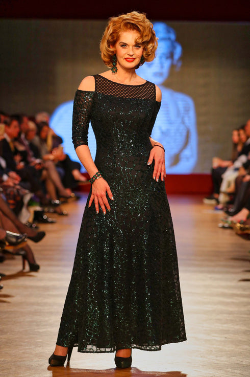 Rochie tull paietat T-55