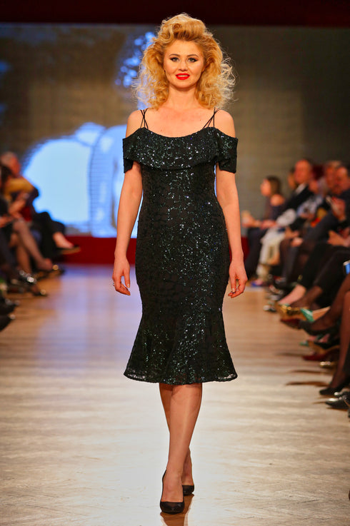 Rochie tull paietat T-67