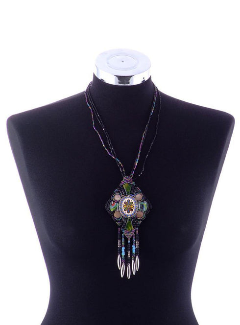 Colier margele sticla Liza Panait Liza Panait Online Boutique