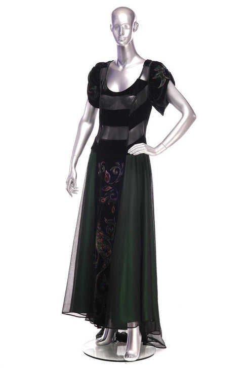 Rochie voal si catifea Liza Panait Liza Panait Online Boutique