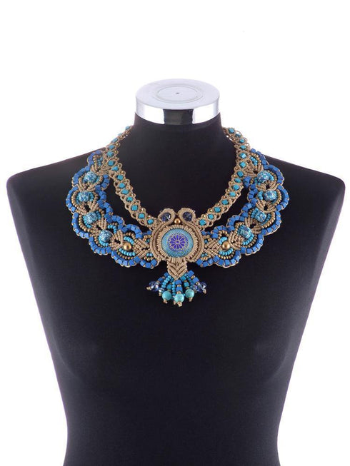 Colier lucrat manual Liza Panait Liza Panait Online Boutique