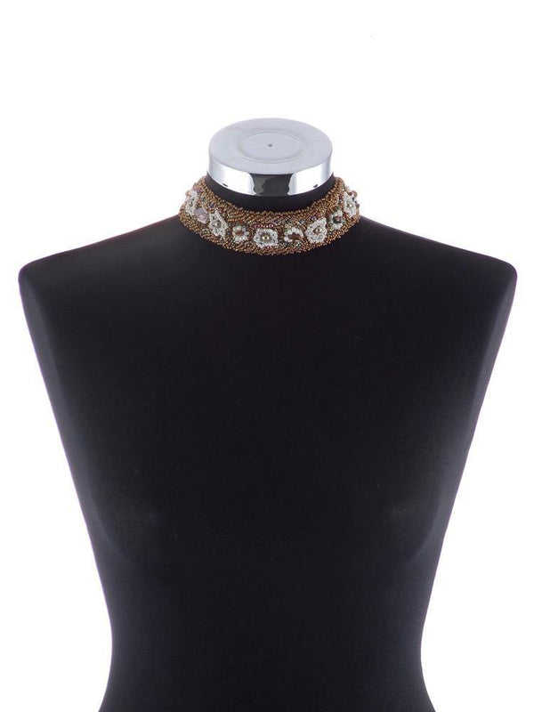 Colier lucrat manual  Liza Panait Liza Panait Online Boutique