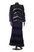 Fusta voal cu catifea Liza Panait Liza Panait Online Boutique