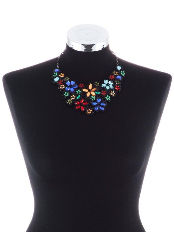 Colier margele lucrat manual Liza Panait Liza Panait Online Boutique