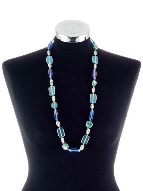 Colier margele lucrat manual Liza Panait Liza Panait Online Boutique