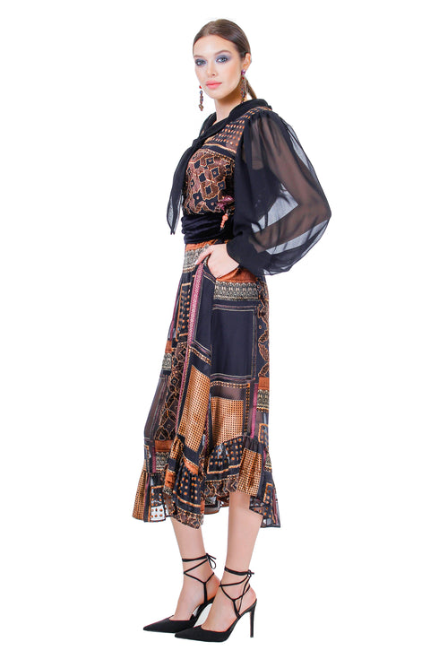 Rochie catifea MT-128