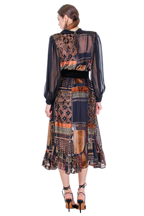 Rochie catifea MT-128