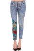 Pantalon denim impasliti cu lana freeshipping - Liza Panait Online Boutique