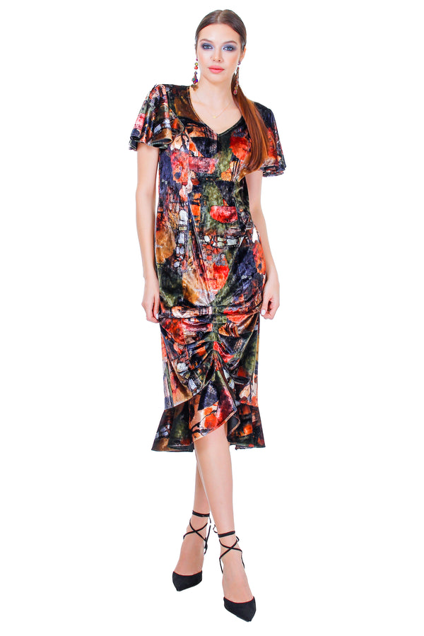 Rochie catifea MT-103