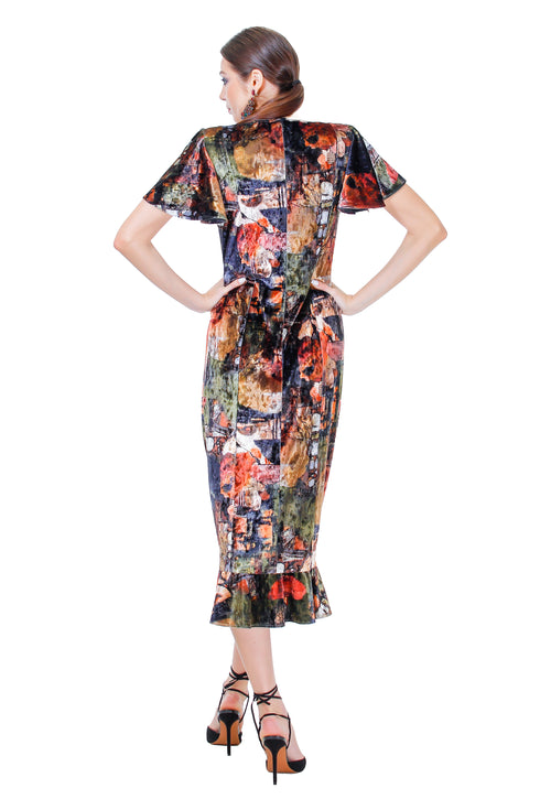 Rochie catifea MT-103