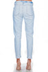 Pantalon denim cu broderie freeshipping - Liza Panait Online Boutique