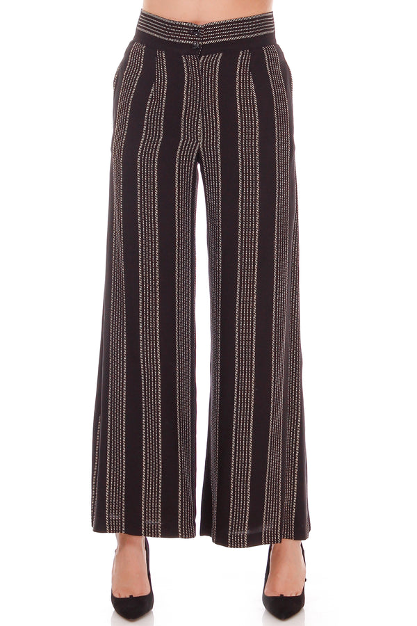 Pantalon negru vascoza P-10