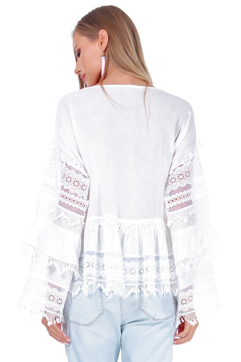 Bluza vascoza cu broderie Liza Panait Liza Panait Online Boutique