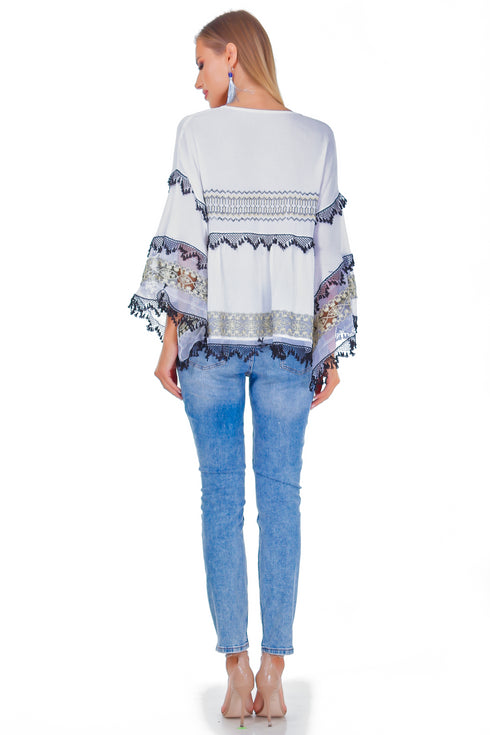 Bluza vascoza cu broderie freeshipping - Liza Panait Online Boutique