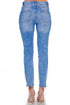 Pantaloni denim cu broderie freeshipping - Liza Panait Online Boutique