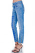 Pantaloni denim cu broderie freeshipping - Liza Panait Online Boutique