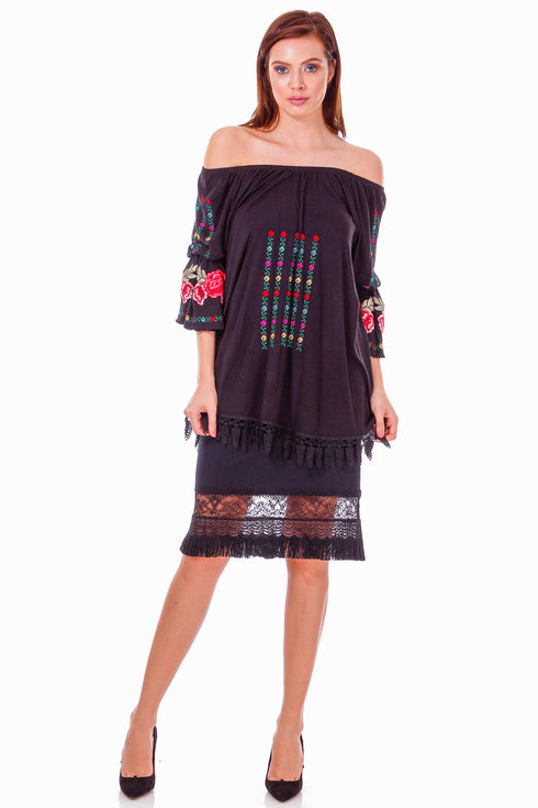 Compleu vascoza cu broderie P-85