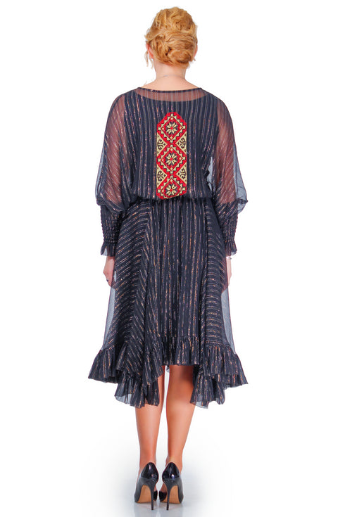 Rochie voal de matase ID-6