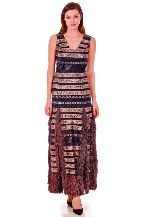 Rochie tul cu broderie P-29