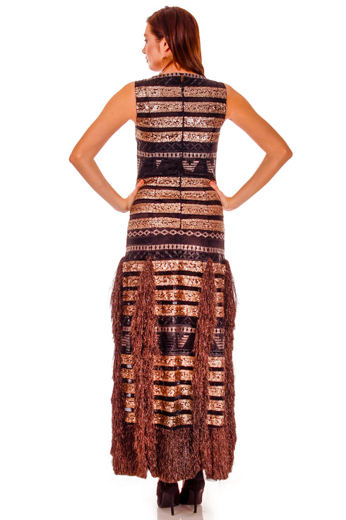 Rochie tul cu broderie P-27