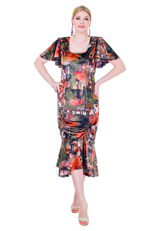 Rochie catifea MT-158