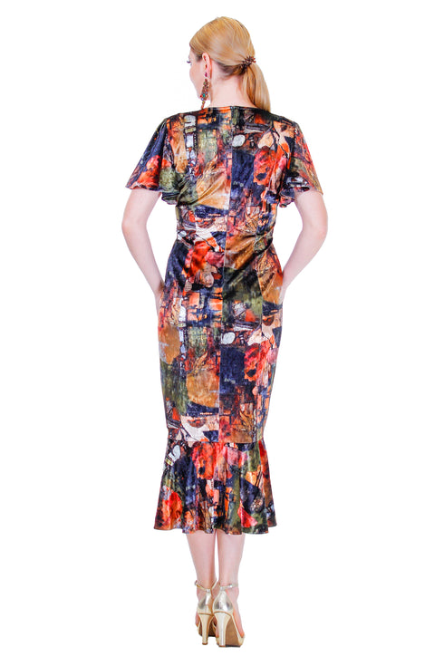 Rochie catifea MT-158