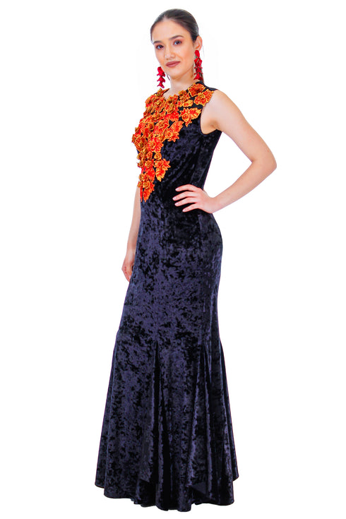 Rochie catifea MT-170