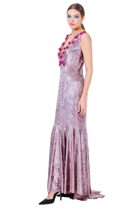Rochie catifea MT-172