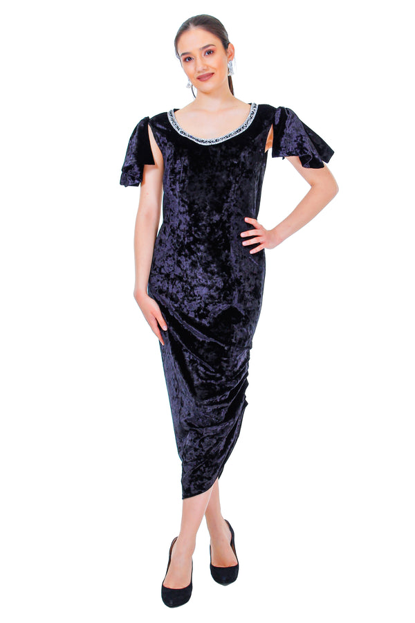 Rochie catifea MT-177