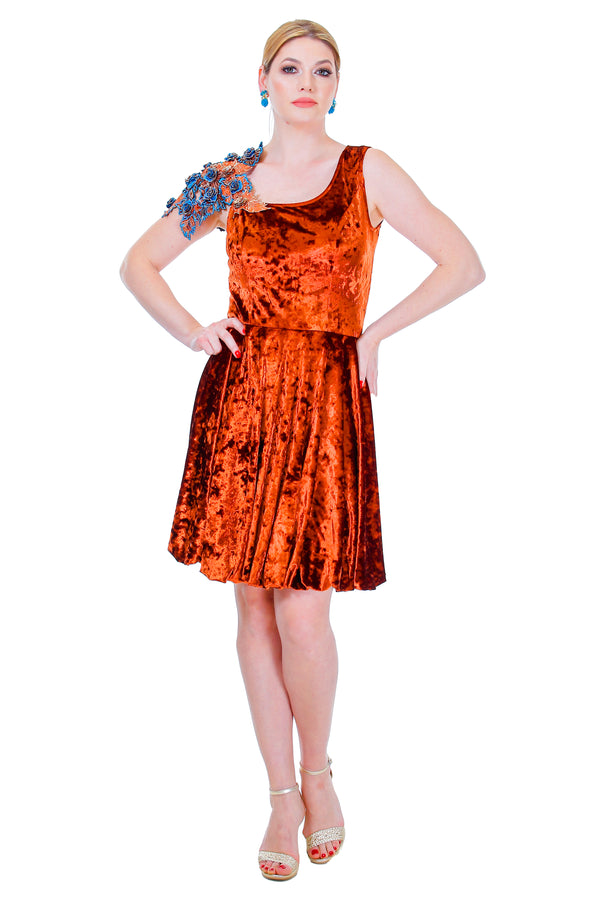 Rochie catifea MT-126