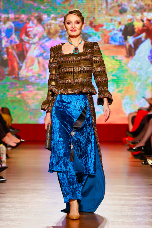 Sacou dantela multicolora RM-46