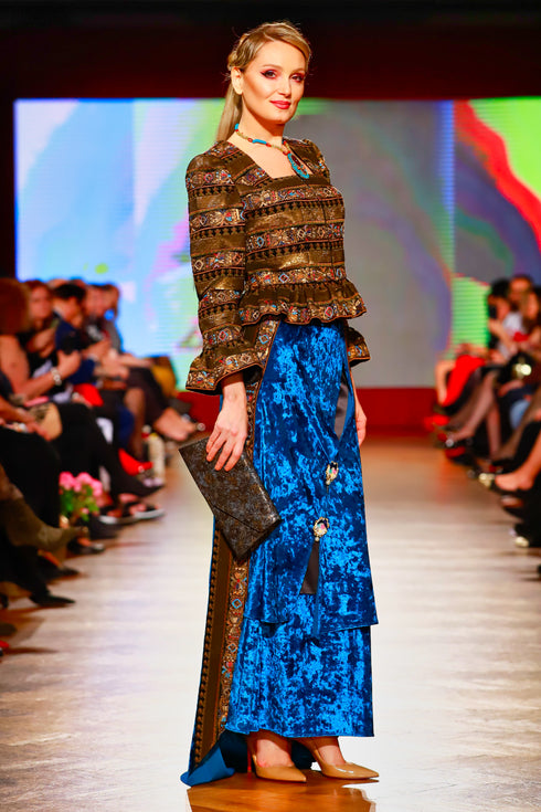 Sacou dantela multicolora RM-46