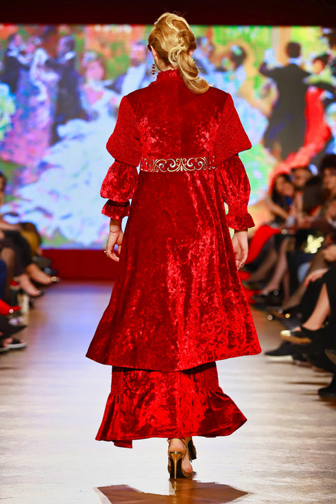 Jacheta catifea cu broderie Liza Panait Liza Panait Online Boutique