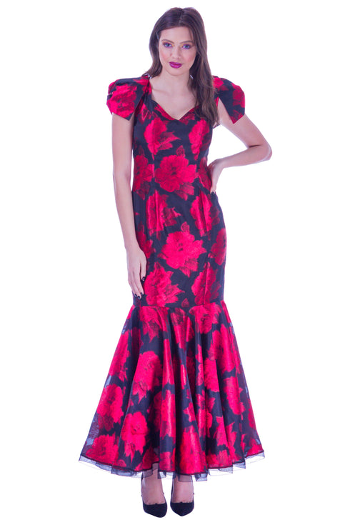 Rochie voal imprimat I-1