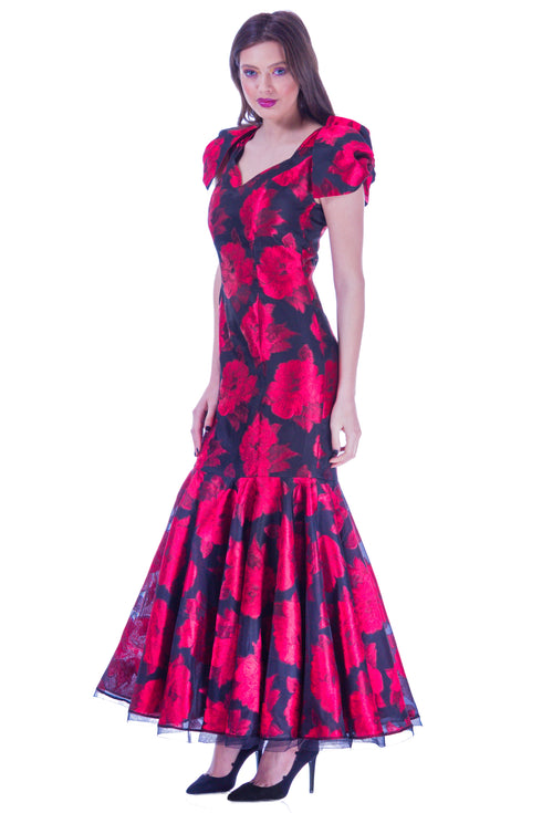 Rochie voal imprimat I-1